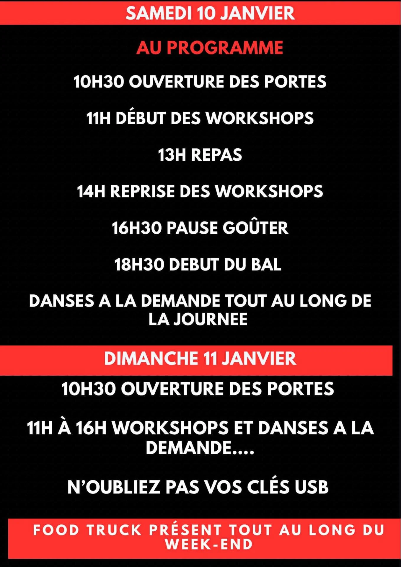 Feurs 10 et 11 01 26 programme